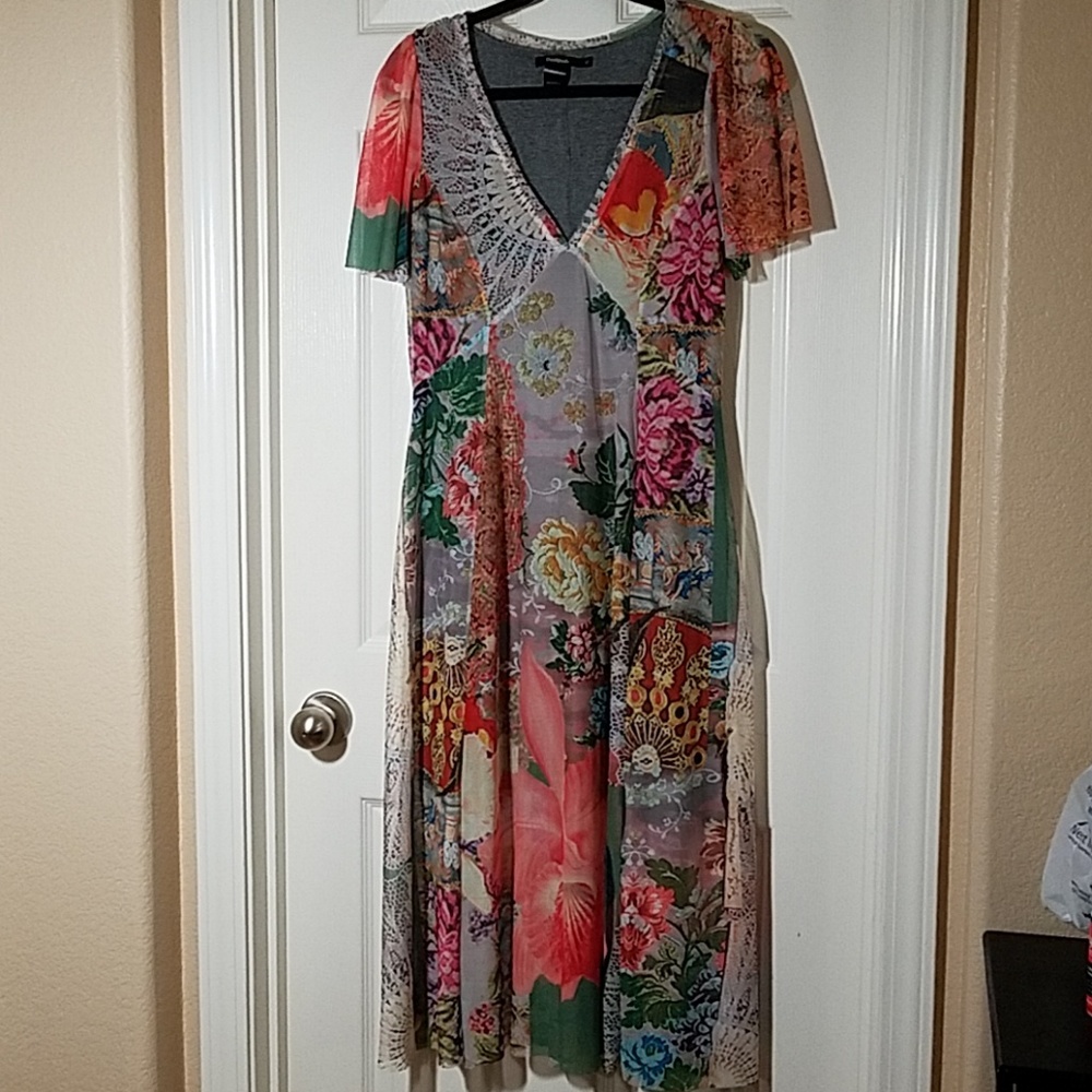 Desigual Floral Design Dress